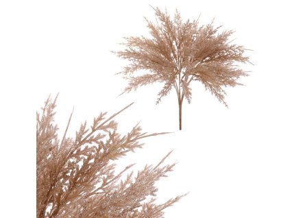 Cypřiš - umělý trs, měděná barva s glitry (Barva Měděná)