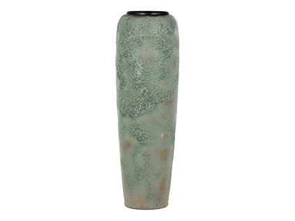 Váza keramická - výška 120 cm, zelená (Barva Zelená)