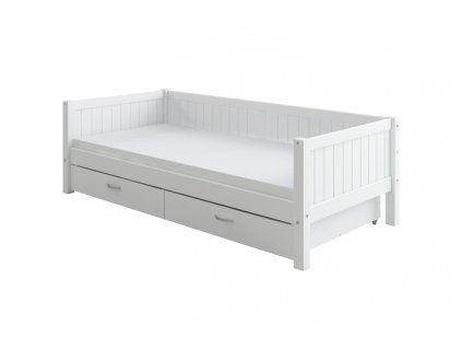 Postel s úložným prostorem Romantic 445 bílá