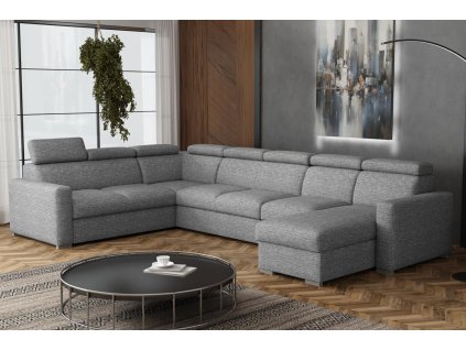 Sedací souprava Petrit U1 pravá Aragon šedá