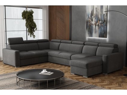 Sedací souprava Petrit U1 pravá Kronos šedá