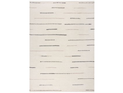 Kusový koberec Dottie Linear Black/White (Rozměry koberců 120x170)