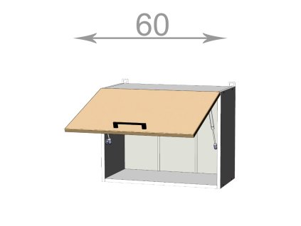 kuchynska horna vysoka vyklopna skrinka sirka 60 cm 1 dvierka jggyb2r9jiunpbne evyya6efuvdngeza