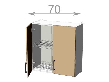 kuchynska horna skrinka s odkvapkavacom sirka 70 cm 2 dvierka 7fco92jhbfqcb6wb ws76svy5z4pebql4