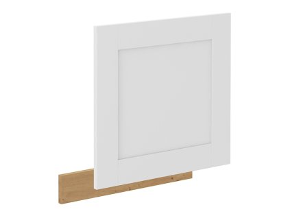 Dvířka na myčku nádobí, bílá/dub artisan, LULA ZM 570x596