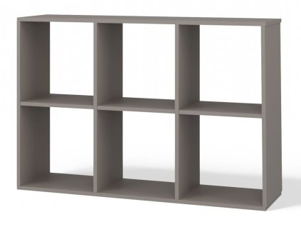 Regál Manja 2x3 šedá jíl