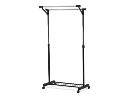 Stojan na šaty, kov, černá, 84511 BK (Barva Černá)