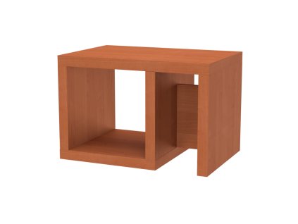 ARIEL - univerzální stolek, 60.5x40x40.5cm Dekor: olše (Dekor olše, Šířka 60.5cm, Výška 40cm)