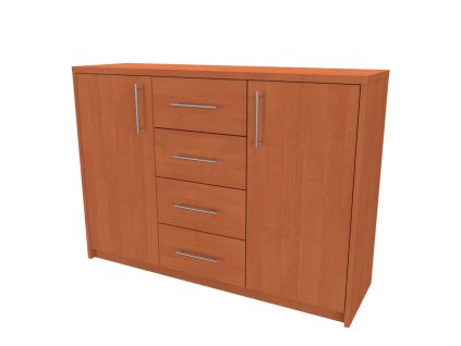 AURA 2 - komoda, 120x86cm Hloubka: 36cm, Dekor: olše (Dekor olše, Šířka 120cm, Výška 86cm)