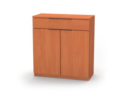 VARIO 1 - komoda, 80x86.5cm Dekor: olše, Úchytka: Černá (Dekor olše, Šířka 80, Výška 86.5)