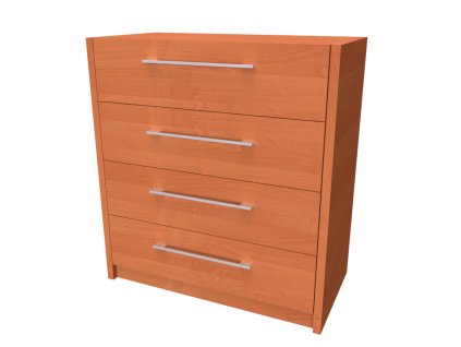 MIA 1 - komoda, 80x86cm Dekor: olše (Dekor olše, Šířka 80cm, Výška 86cm)