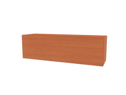 NÁBYTEK MIKULÍK s.r.o. CUBE 10 - spodní závěsná skříňka s výklopnými dvířky, 135x40cm Dekor: olše (Dekor olše)