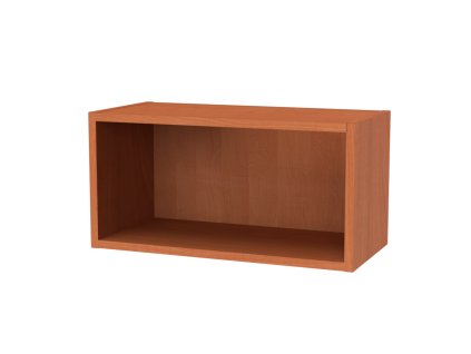 CUBE 7 - horní závěsná skříňka otevřená, 60x30cm Dekor: olše (Dekor olše, Šířka 60cm, Výška 30cm)