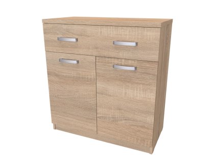 JONY 1 - komoda se zásuvkou, 80x86cm Dekor: dub natur (Dekor dub natur, Šířka 80cm, Výška 86cm)