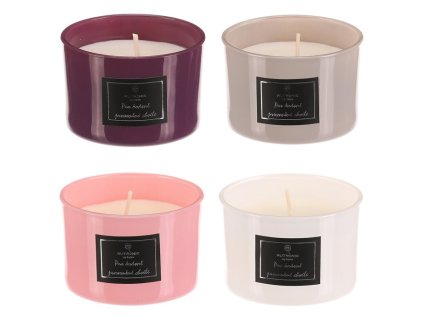 Svíčka aromatická ve skle - mix 4 vůní, cena za 1 ks (Barva Vícebarevná)