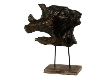 Dřevořezba - Indián (Barva Hnědá)