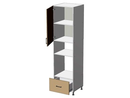 kuchynska vysoka potravinova skrina na vstavanu ruru a mikrovlnku sirka 60 cm 1 suplik 1 dvierka 2 ie4xw2jvak4jyoi2