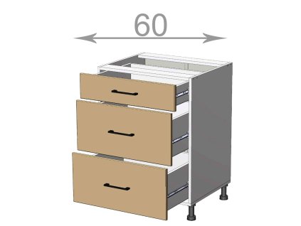 kuchynska dolna skrinka so zasuvkami sirka 60 cm 3 zasuvky onnmba0d1aa6gkoe