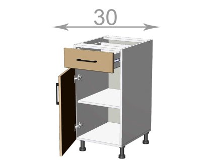 kuchynska dolna skrinka so suplikom sirka 40 cm 1 suplik 1 dvierka i4zdfedewe1rytgk