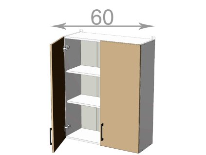 kuchynska horna vysoka skrinka sirka 60 cm 2 dvierka 54wgv83wf94dtbyn