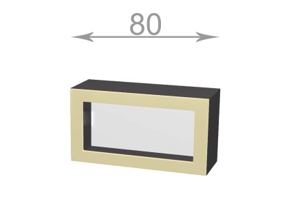 kuchynska horna vysoka vyklopna vitrina sirka 80 cm 1 dvierka e4twz3qpob2rvx02