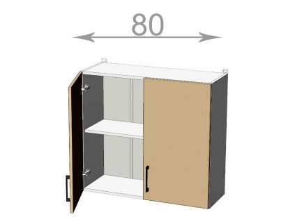 kuchynska horna skrinka sirka 80 cm 2 dvierka 7x0zi5ropmj5olep