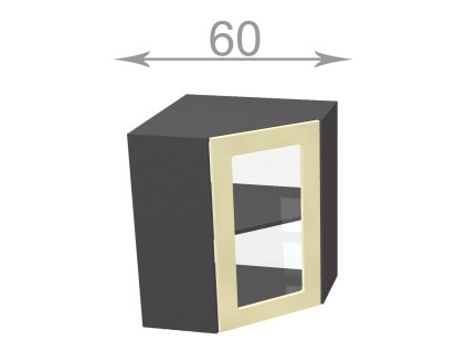 kuchynska horna rohova vitrina sirka 60 cm 1 dvierka sikmy roh wffokqeemaq4cagd 0ucrhbkkuzpgzhbn