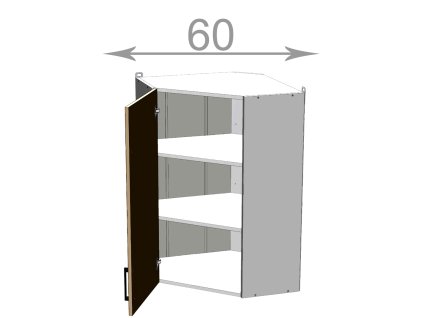 kuchynska horna vysoka rohova skrinka sirka 60 cm 1 dvierka sikmy roh 3gxgugqljgpk7ceq zj8trnlpaheckfft