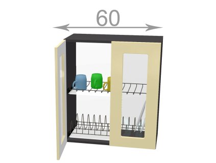 kuchynska horna vitrina s odkvapkavacom sirka 60 cm 2 dvierka 4p6lsqh66luli5w9