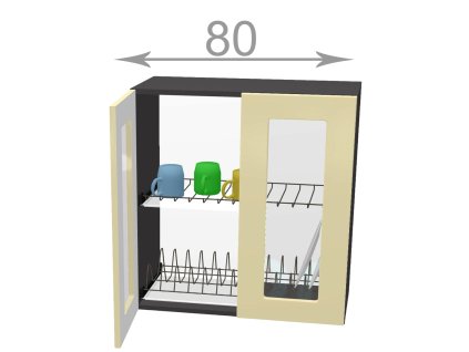 kuchynska horna vitrina s odkvapkavacom sirka 80 cm 2 dvierka mvbdsr3ycuxuziry