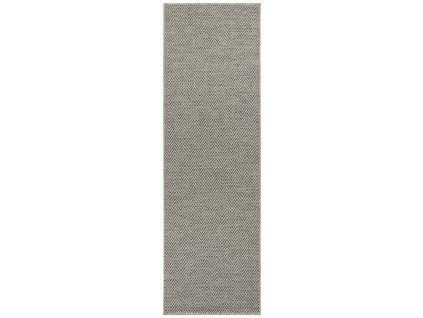Běhoun Nature 104269 Grey/Anthracite – na ven i na doma (Rozměry koberců 80x350)