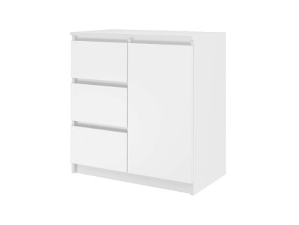 Komoda Malvína 1D3S bílá