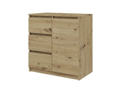 Komoda Malvína 1D3S dub artisan