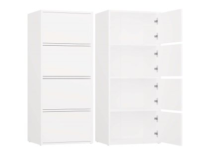 Komoda Almona 4D bílá