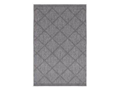 Kusový koberec Twin Supreme 103757 Corsica Black/Anthracite – na ven i na doma (Rozměry koberců 80x150)