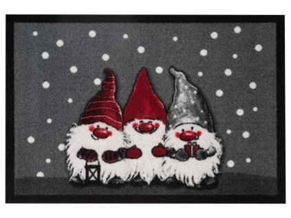 Rohožka Vánoce - 3 trpaslíci 103037 - na ven i na doma (Rozměry koberců 40x60)