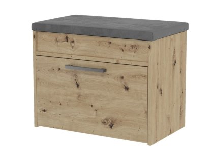 Botník se sedákem Pargas MINI dub artisan