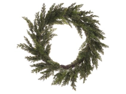 Věnec - pr. 66 cm, umělé jehličí, zelený (Barva Zelená)