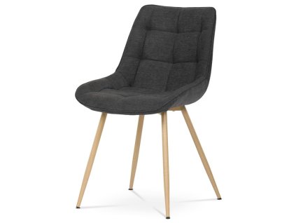 Jídelní židle, černá, látka, CT-394 BK2 (Barva Černá)