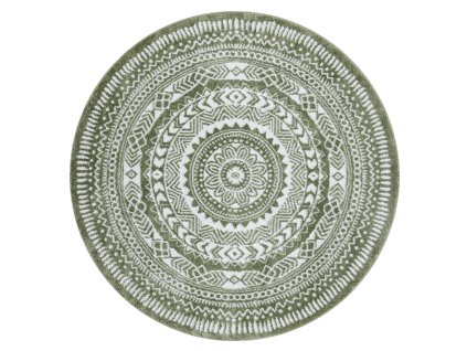 Kusový koberec Napkin green kruh (Rozměry koberců 140x140 (průměr) kruh)