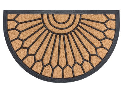 Rohožka Mix Mats Cocos 105685 - na ven i na doma (Rozměry koberců 45x75 půlkruh)