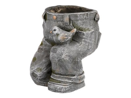 Obal na květiny - magnesium, kalhoty, barva šedá (Barva Šedá)