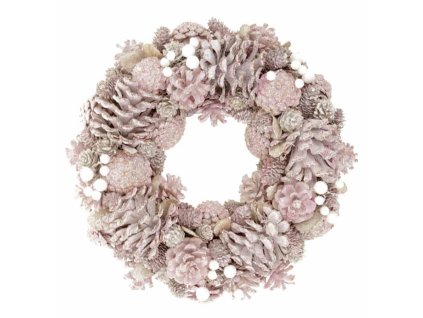 Věnec šiškový, růžový (Barva Růžová)
