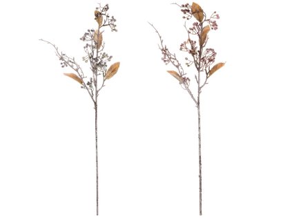 Větev s bobulemi - umělá, mix 2 barev, cena za 1 ks (Barva Modrá)