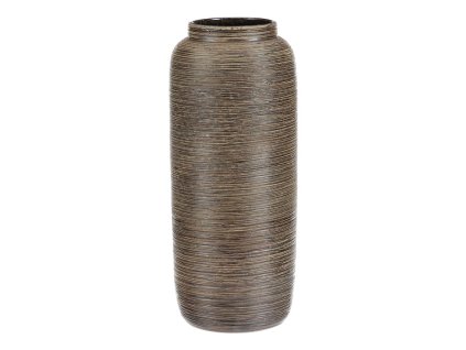 Váza keramická - zaoblená, 40 cm, hnědá (Barva Hnědá)