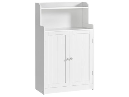 Koupelnová skříňka 60x30x100cm, mdf, bílá, AUK-E1177 WT (Barva Bílá)