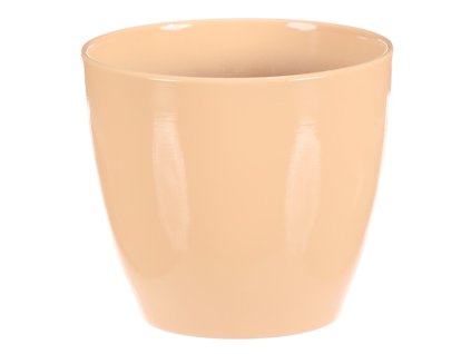 Obal na květiny - terakota, pr. 15 cm, barva krémová (Barva Krémová)