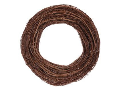 Věnec proutěný - pr. 25 cm, barva přírodní (Barva Hnědá)