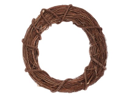 Věnec proutěný - pr. 30 cm, barva přírodní (Barva Hnědá)