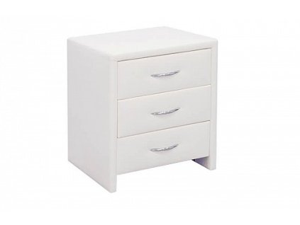 Noční stolek EDER (Varianta Ekokůže černá doprodej)